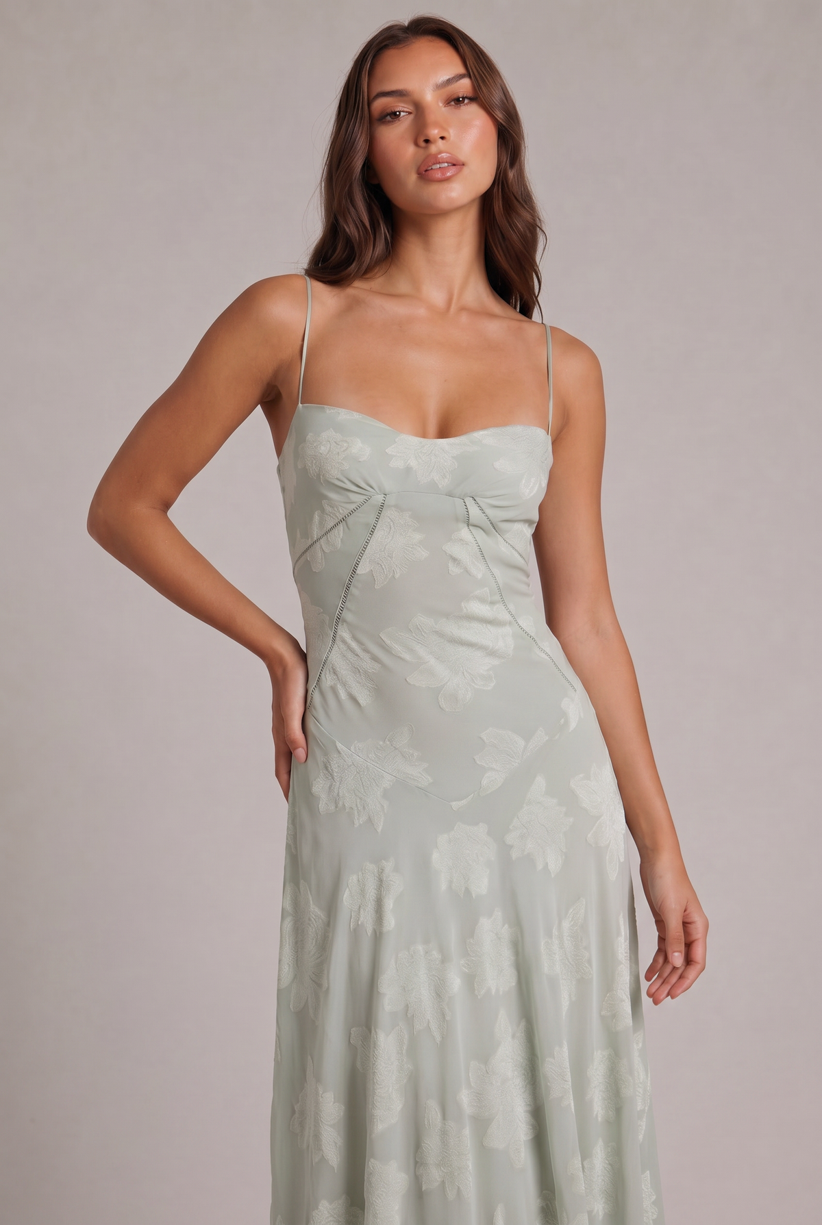 Bella Rosia Suknia Maxi