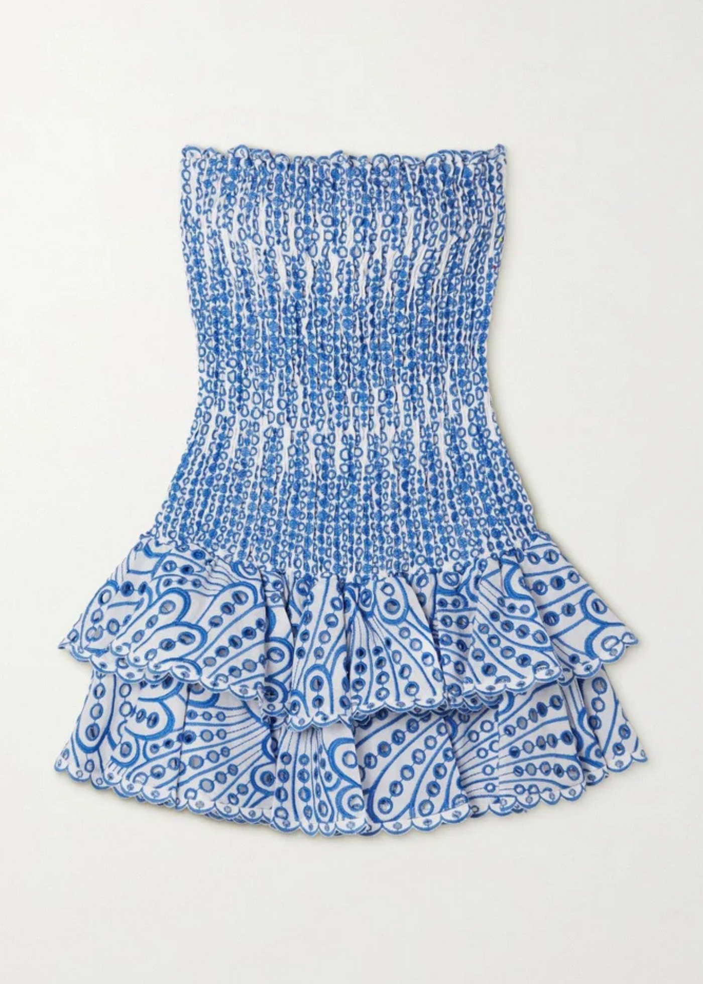 Sukienka Mini Dolly Grecja z Koronką