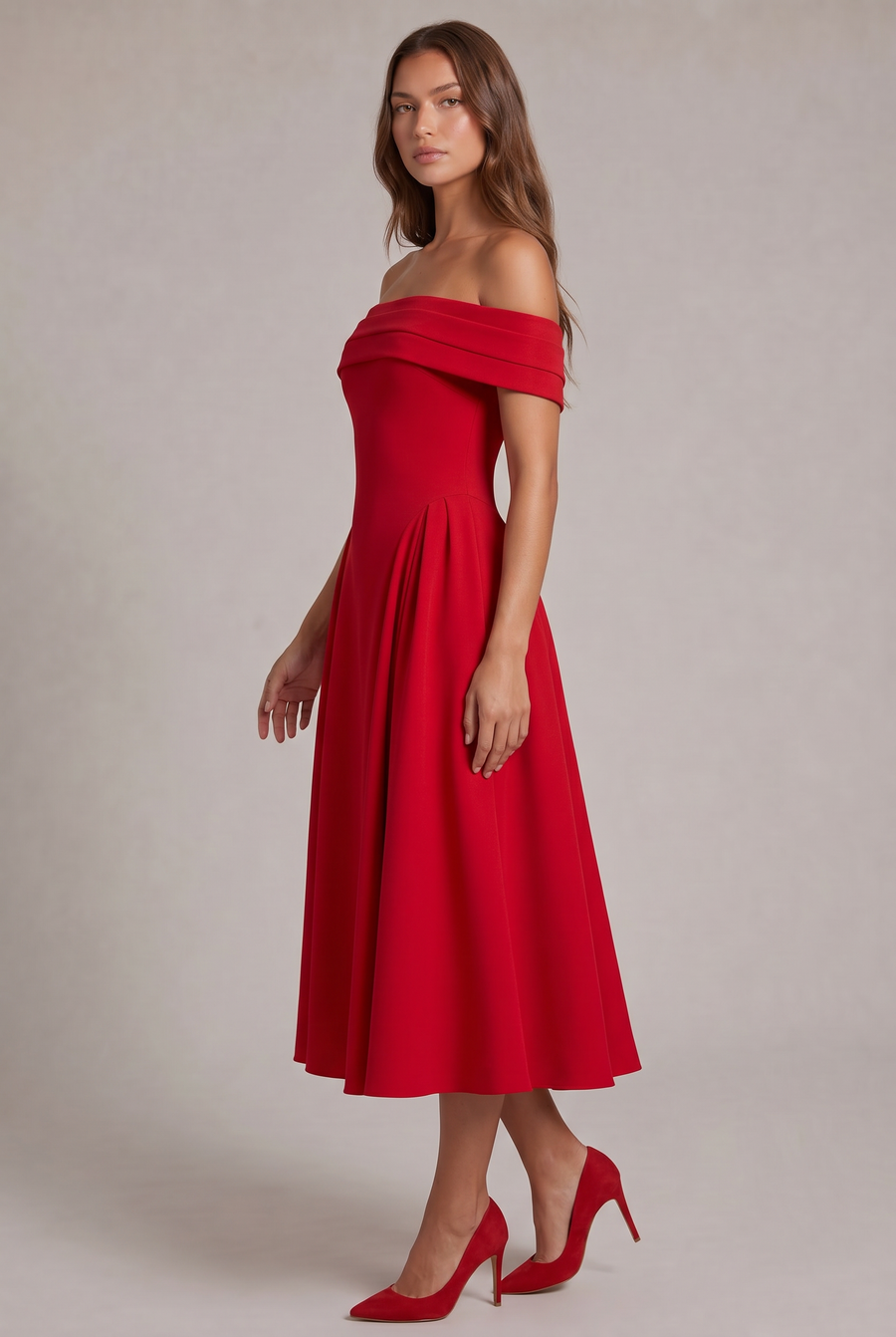 Sukienka Adelina Soft Midi
