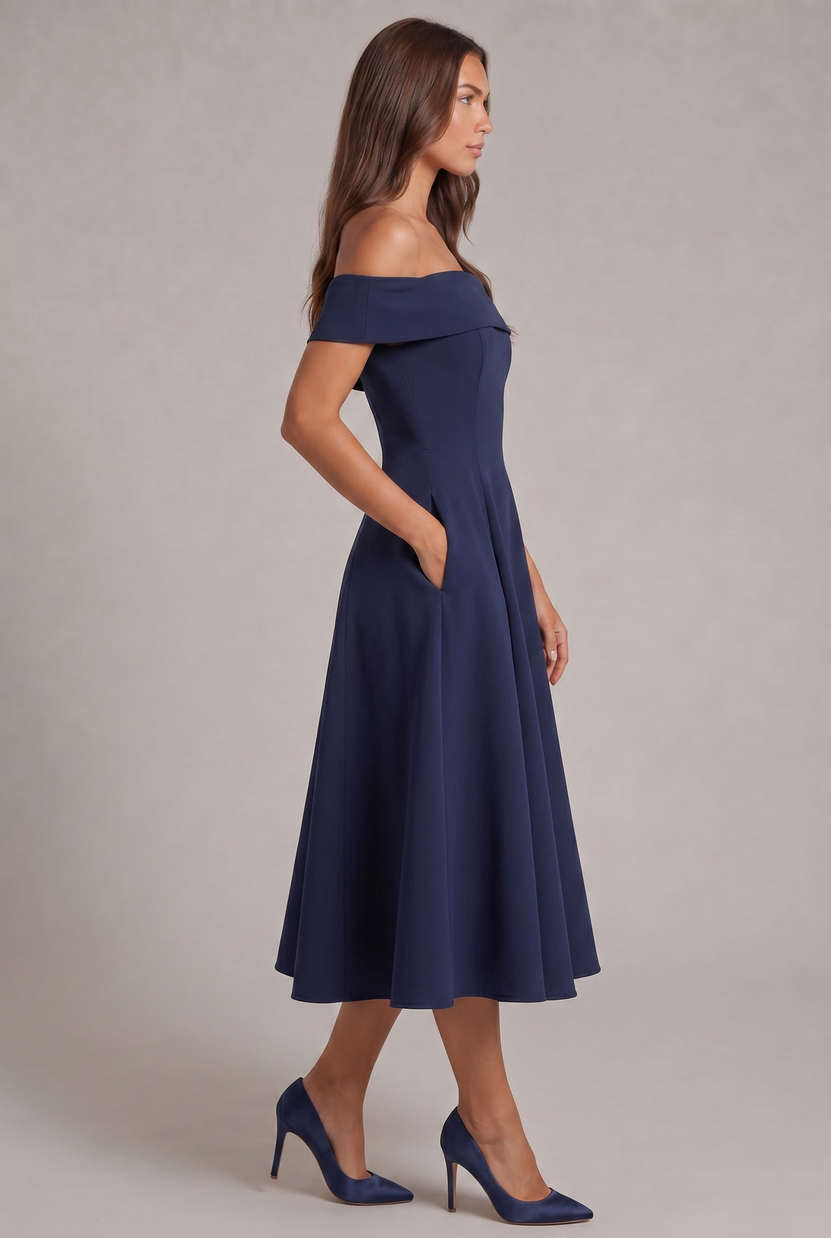 Sukienka Adelina Soft Midi