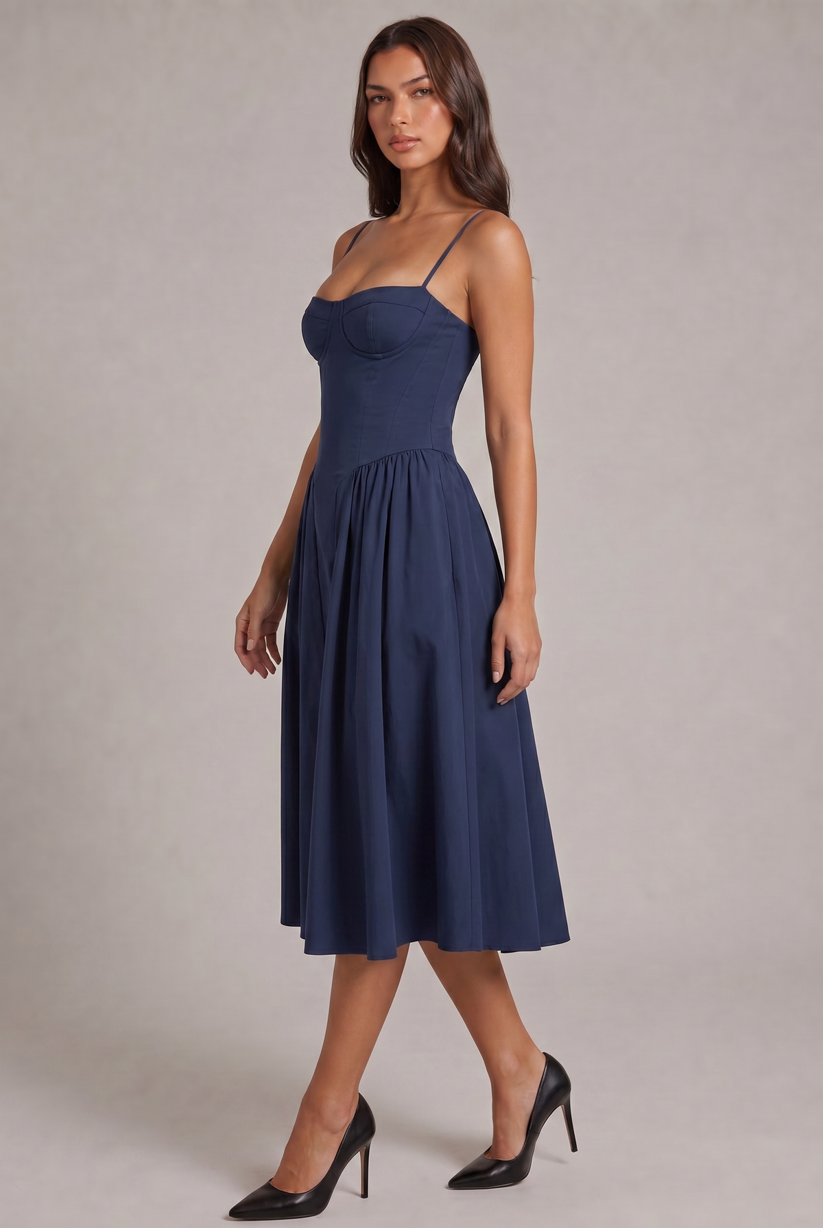 Amaya Elegancka Sukienka Midi