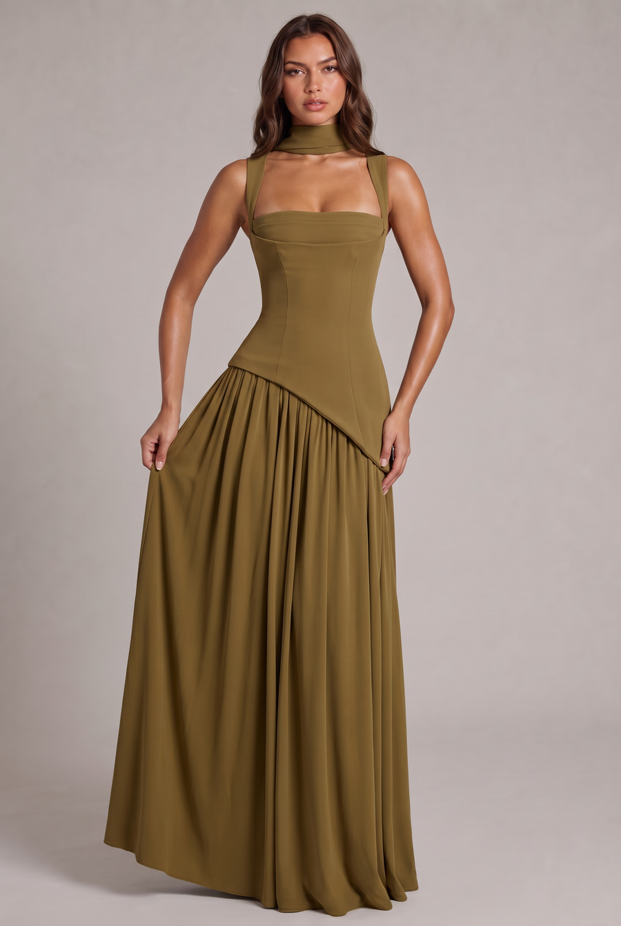 Lila Garden Sukienka Maxi