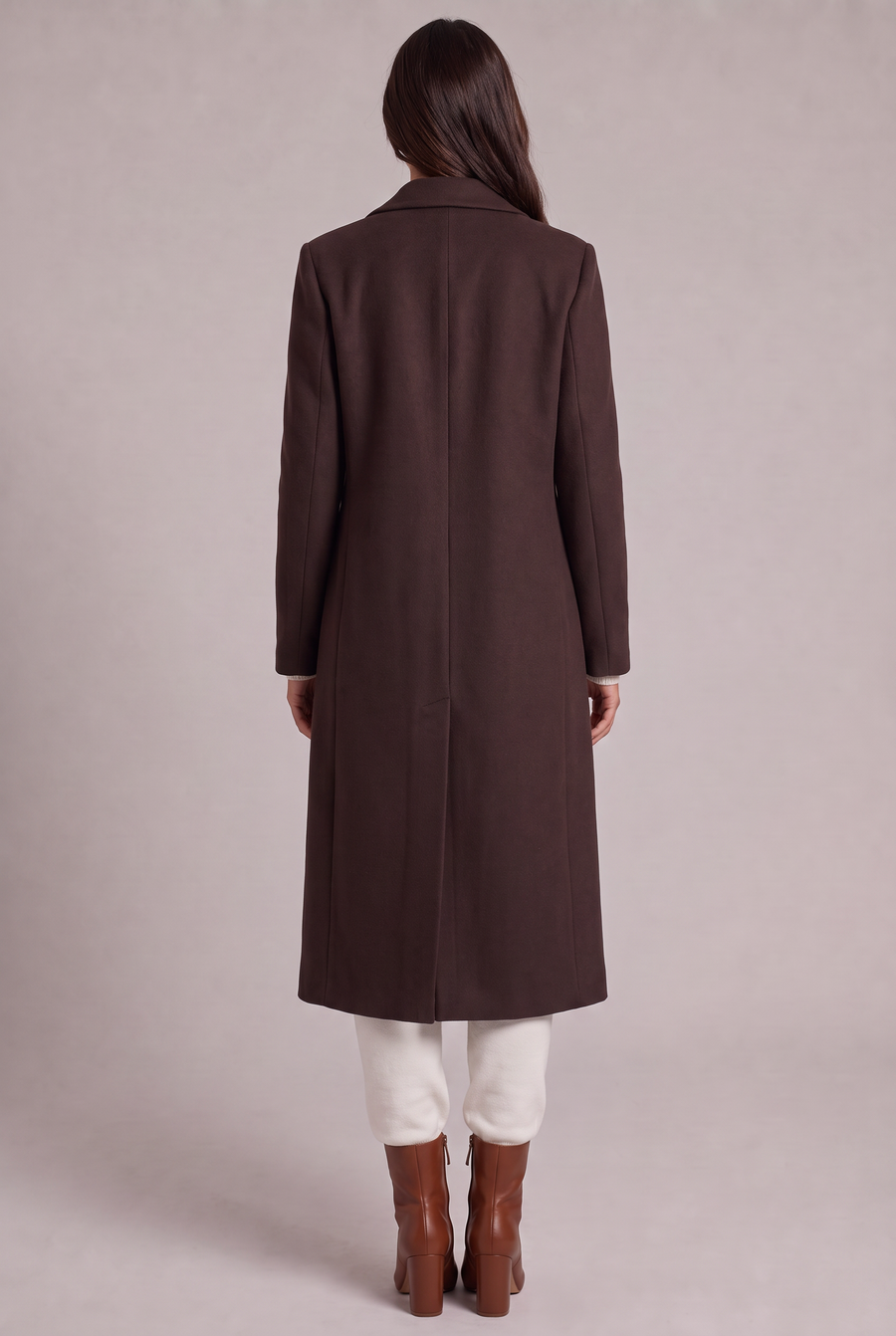 Ines Elegancki Płaszcz Longline