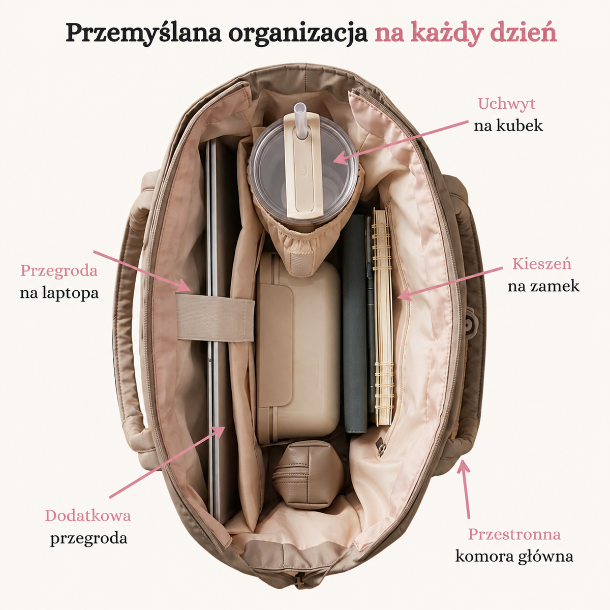 Mirella Elegancka Torba na Co Dzień