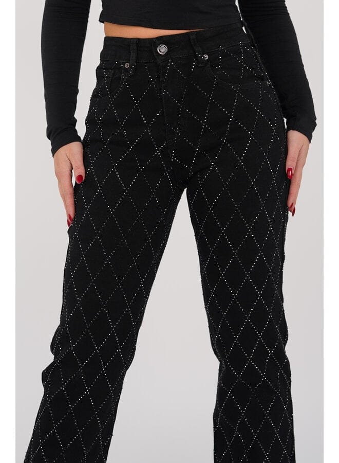 Jeansy Gianna z wysokim stanem