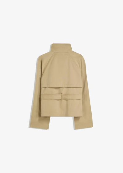 Krótki płaszcz trenczowy