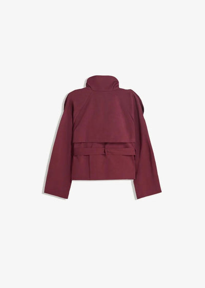 Krótki płaszcz trenczowy