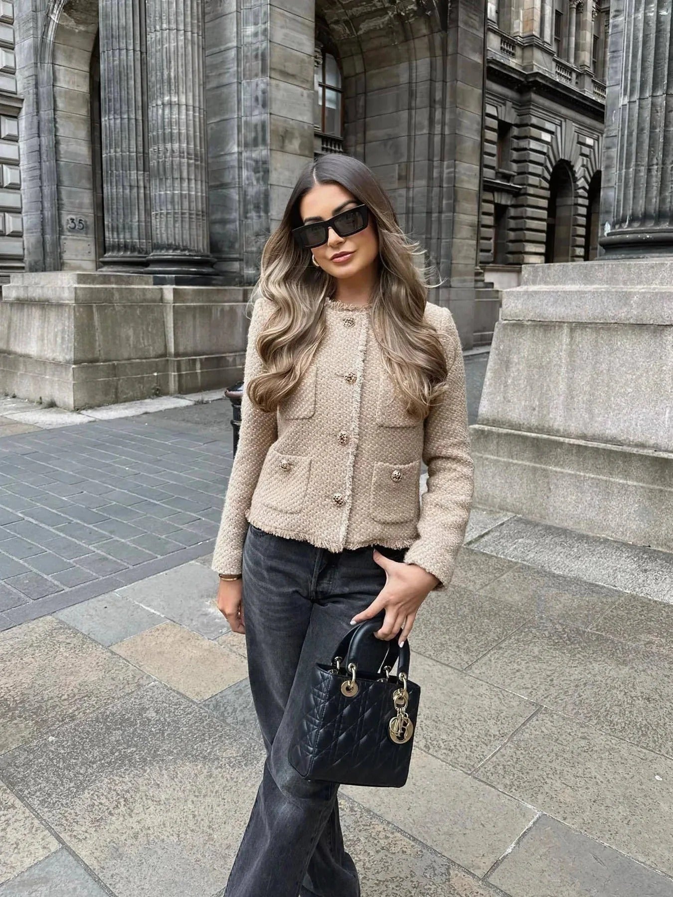 Classic Vintage Tweed Blazer