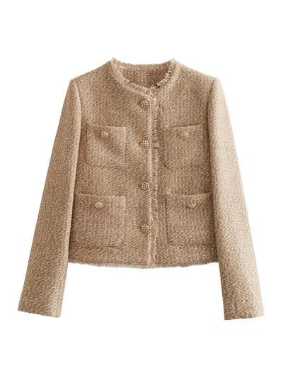 Classic Vintage Tweed Blazer