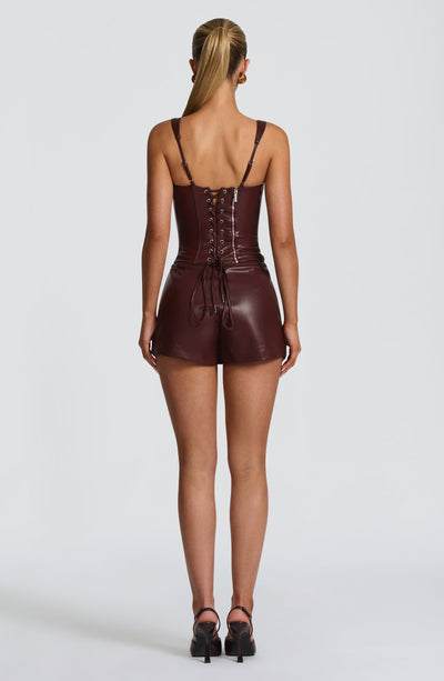 Velora Skórzane Szorty