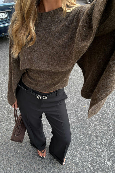 Samantha Dzianinowy Zestaw z Peleryną