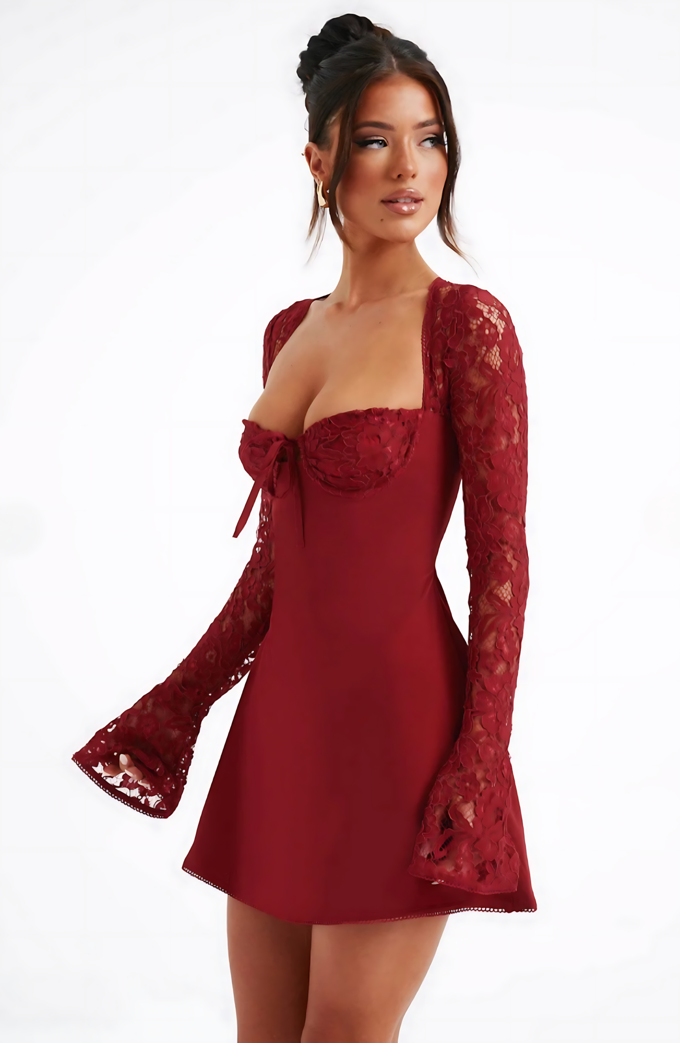 Sukienka Angela Mini - Czerwona